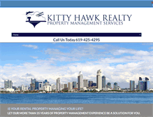 Tablet Screenshot of kittyhawkrealty.info